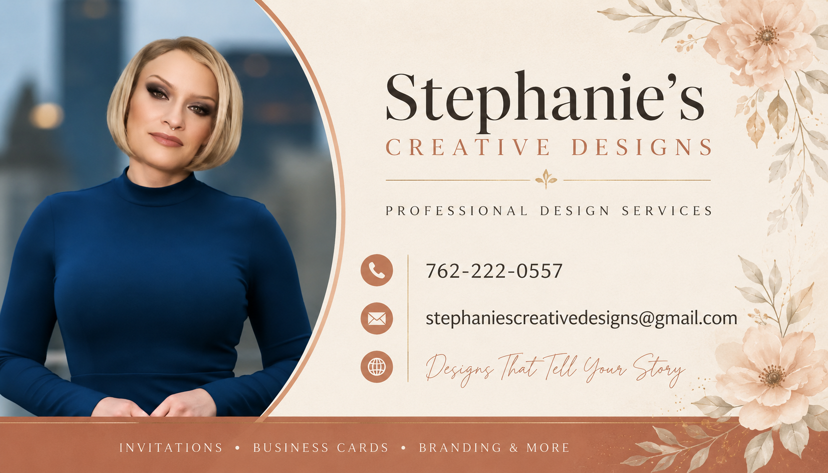 Business card design from the studio's previous brand identity